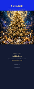 Noël Céleste — Le Coffret : carnet de coloriage + 3 porte-cartes cadeaux